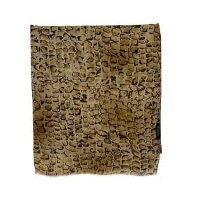 Pinto animal print scarf brown/tan‎